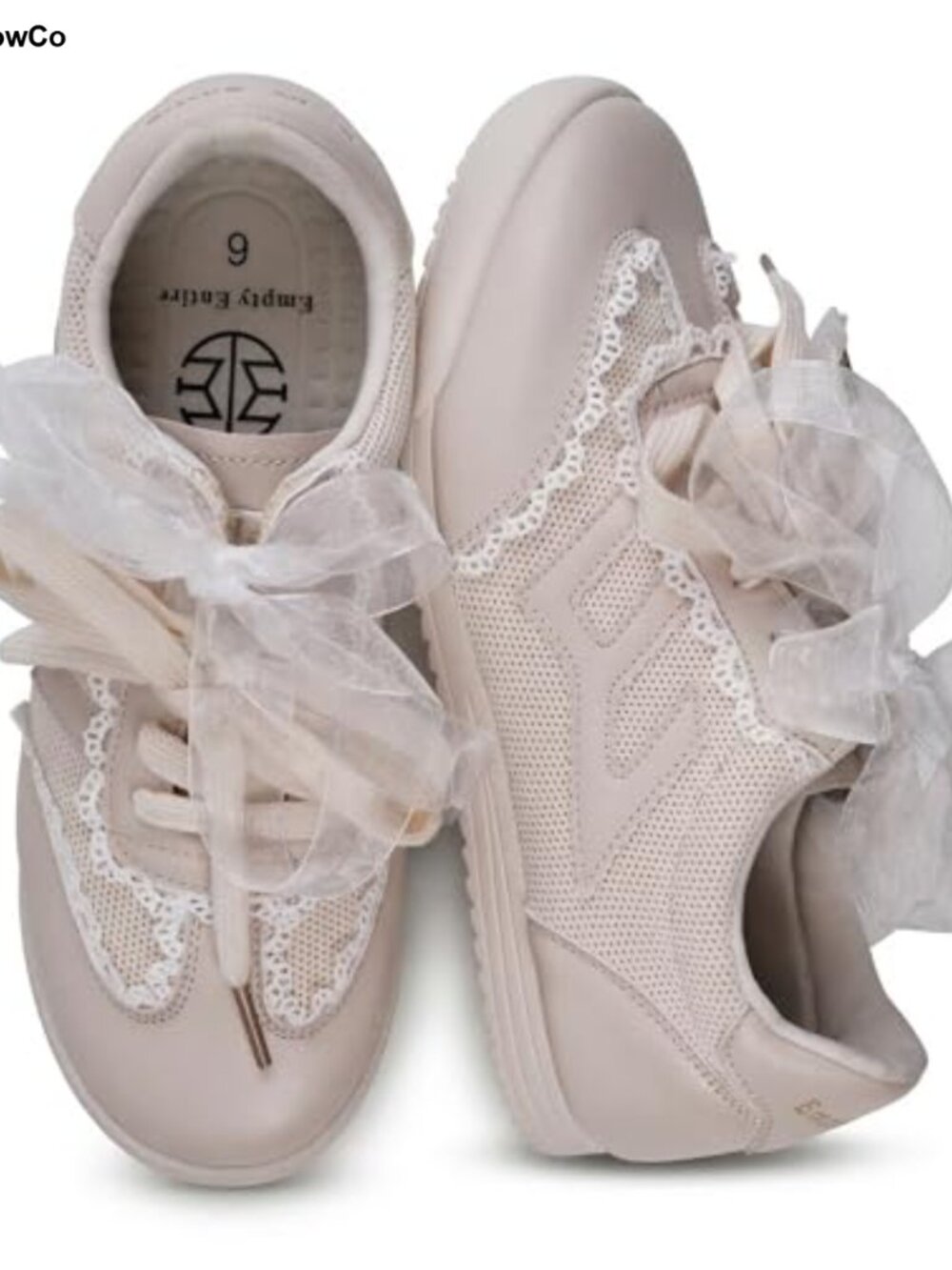 Women's Lace Detail Slip-On Casual Sneakers Breathable Knit Low Top